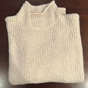 Rachel Roy mock neck cotton blend sweater size small. NWT